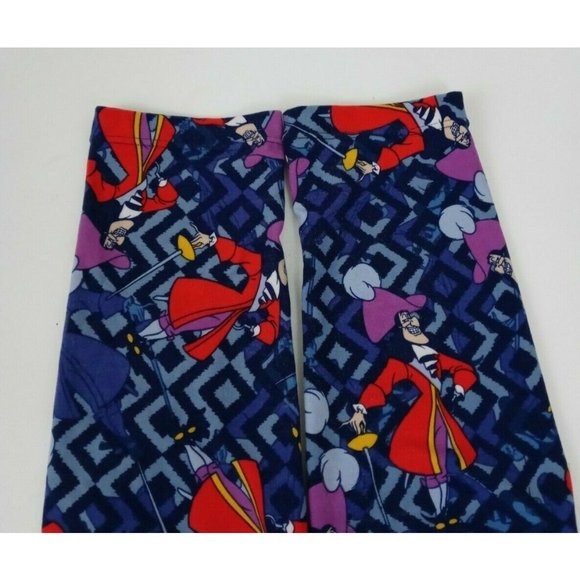 New LuLaRoe Disney Tall & Curvy With Colorful Captain Hook Design - Picture 5 of 6